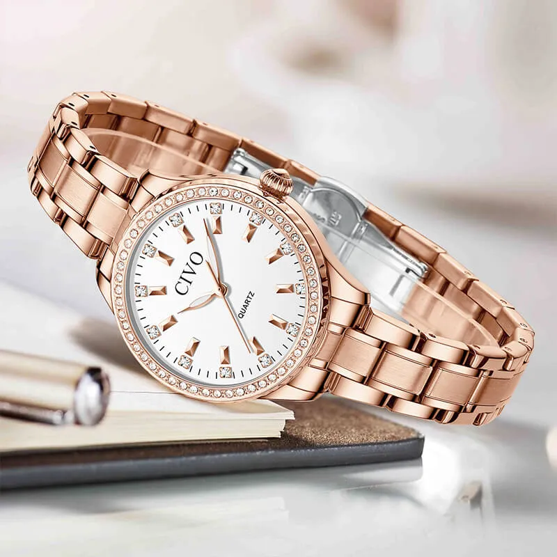 8114C | Quartz Women Watch | Stainless steel Band