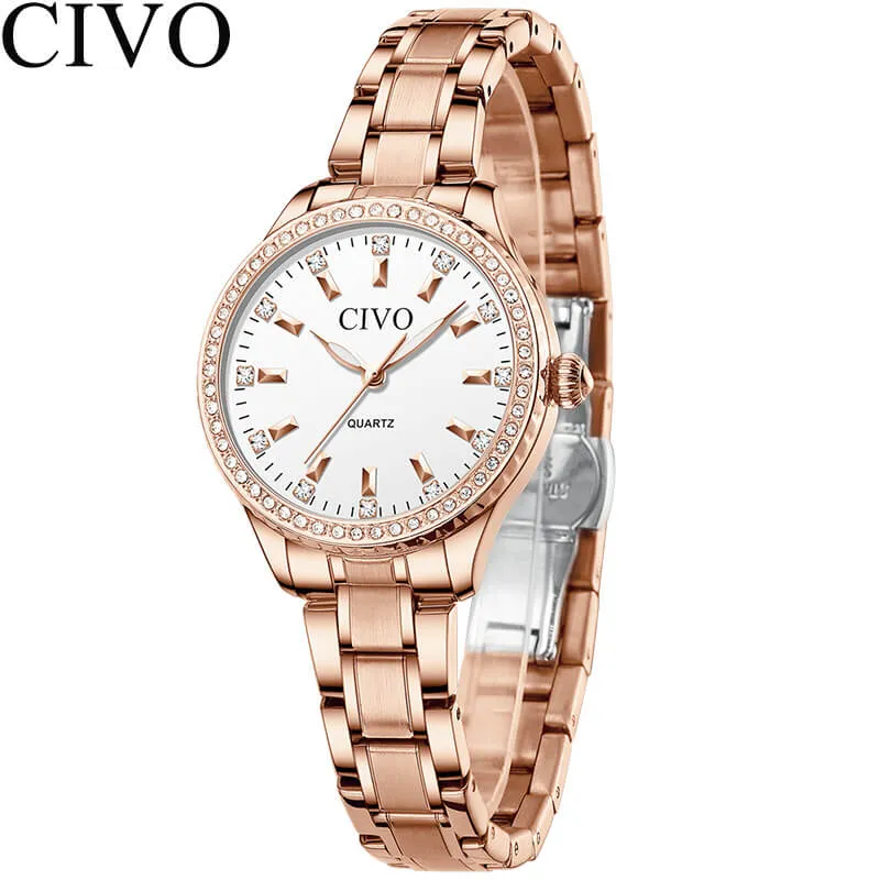 8114C | Quartz Women Watch | Stainless steel Band