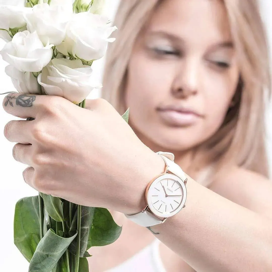 Alto Swiss Ladies Watch Rose White J4.384.L