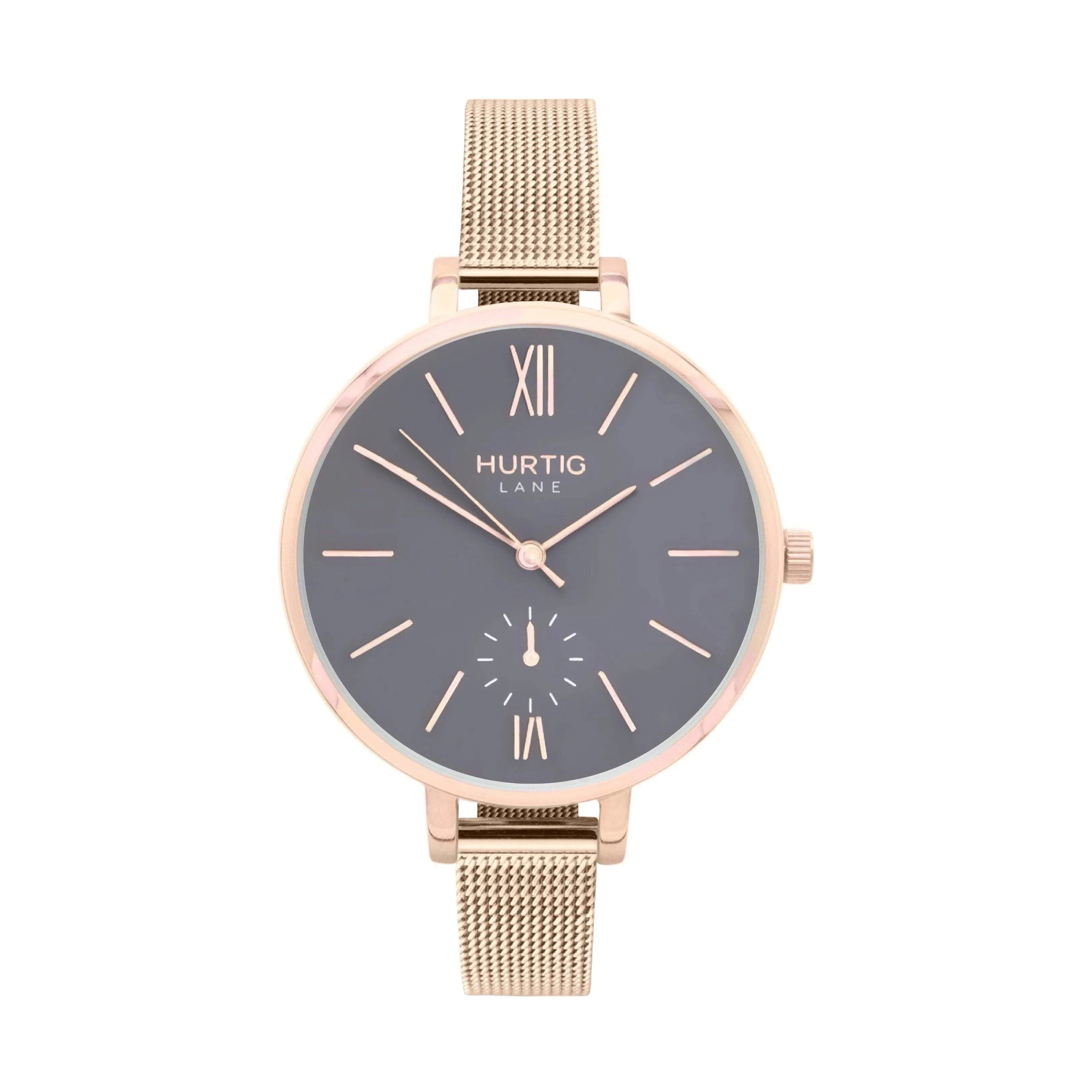 Amalfi Petite Stainless Steel Watch Rose Gold, Grey & Rose Gold