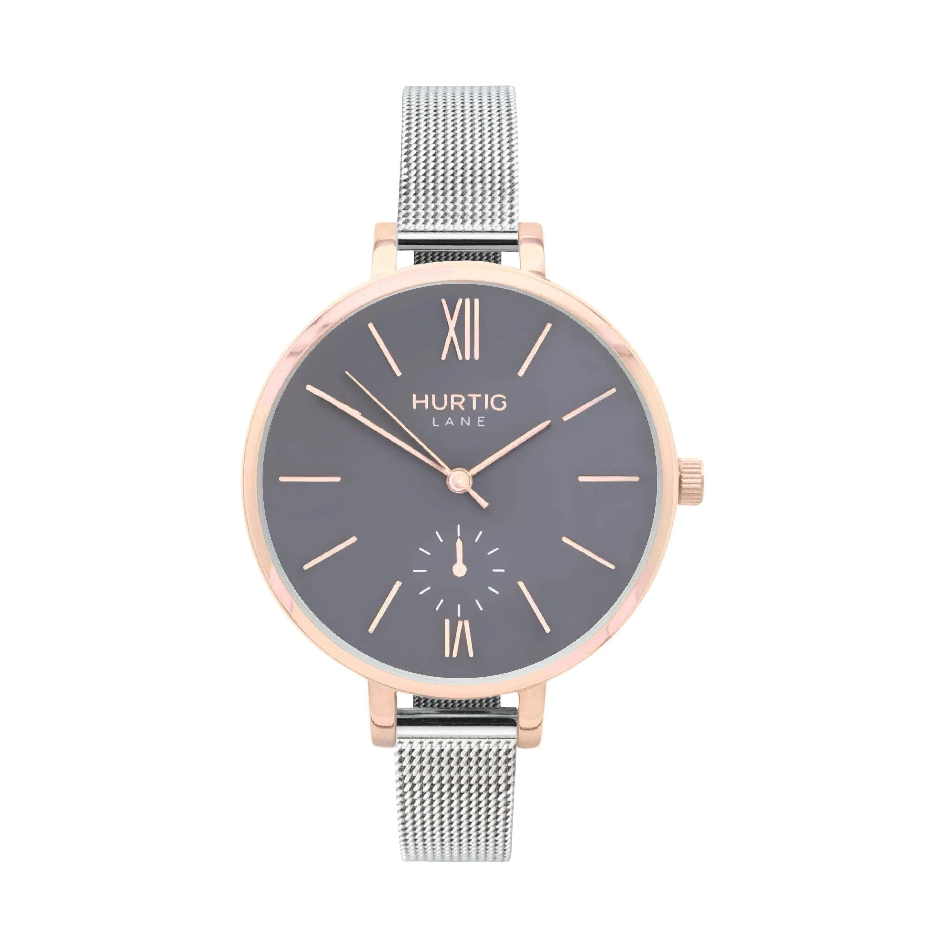 Amalfi Petite Stainless Steel Watch Rose Gold, Grey & Rose Gold