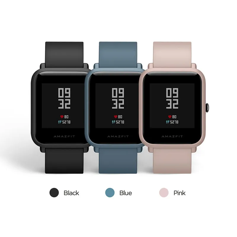 Amazfit Bip Lite Smart Watch 45-Day Battery Life 3ATM Water-resistance Smartwatch for Xiaomi Android IOS