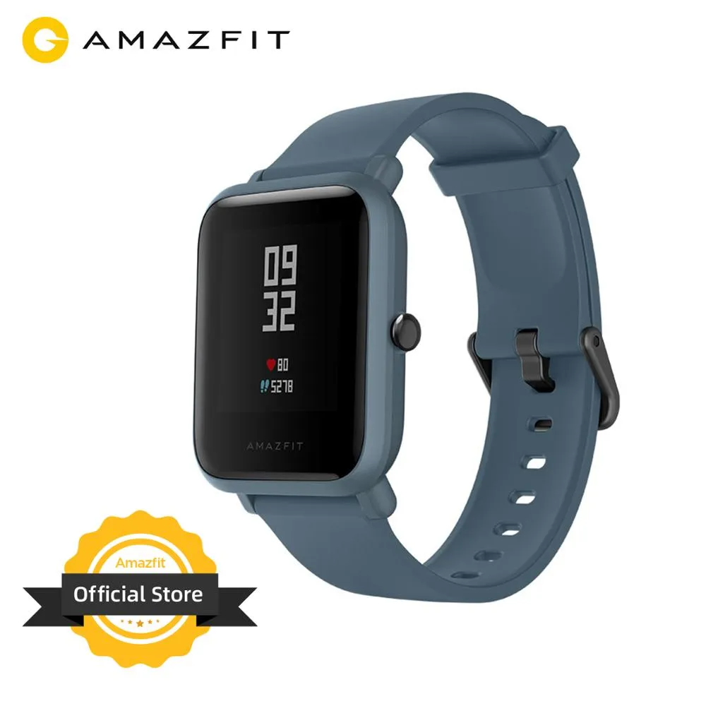 Amazfit Bip Lite Smart Watch 45-Day Battery Life 3ATM Water-resistance Smartwatch for Xiaomi Android IOS