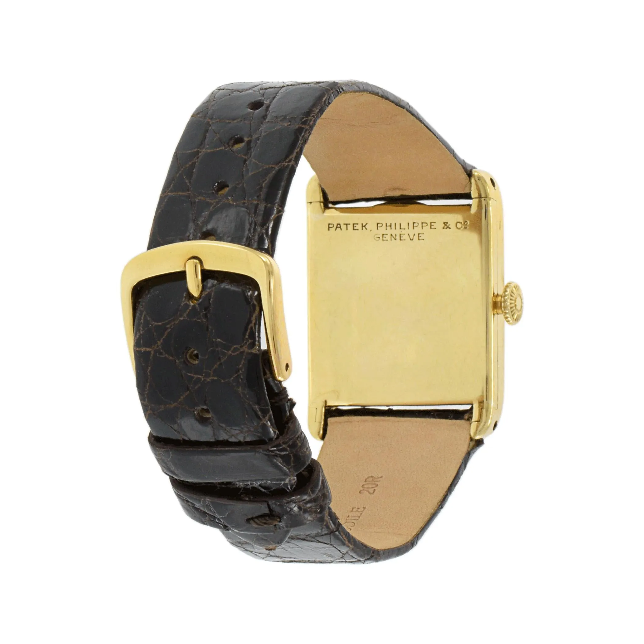 Antique Art Deco Patek Philippe 18k Gold Manual Watch