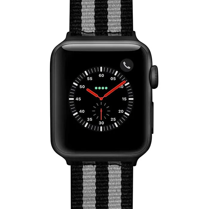 Apple Watch | Classic Bond Z3™ | Black & Gray | Nylon