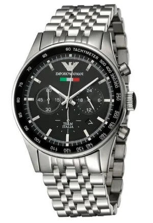 AR5983 Classic Quartz Stainless Steel Date Watch