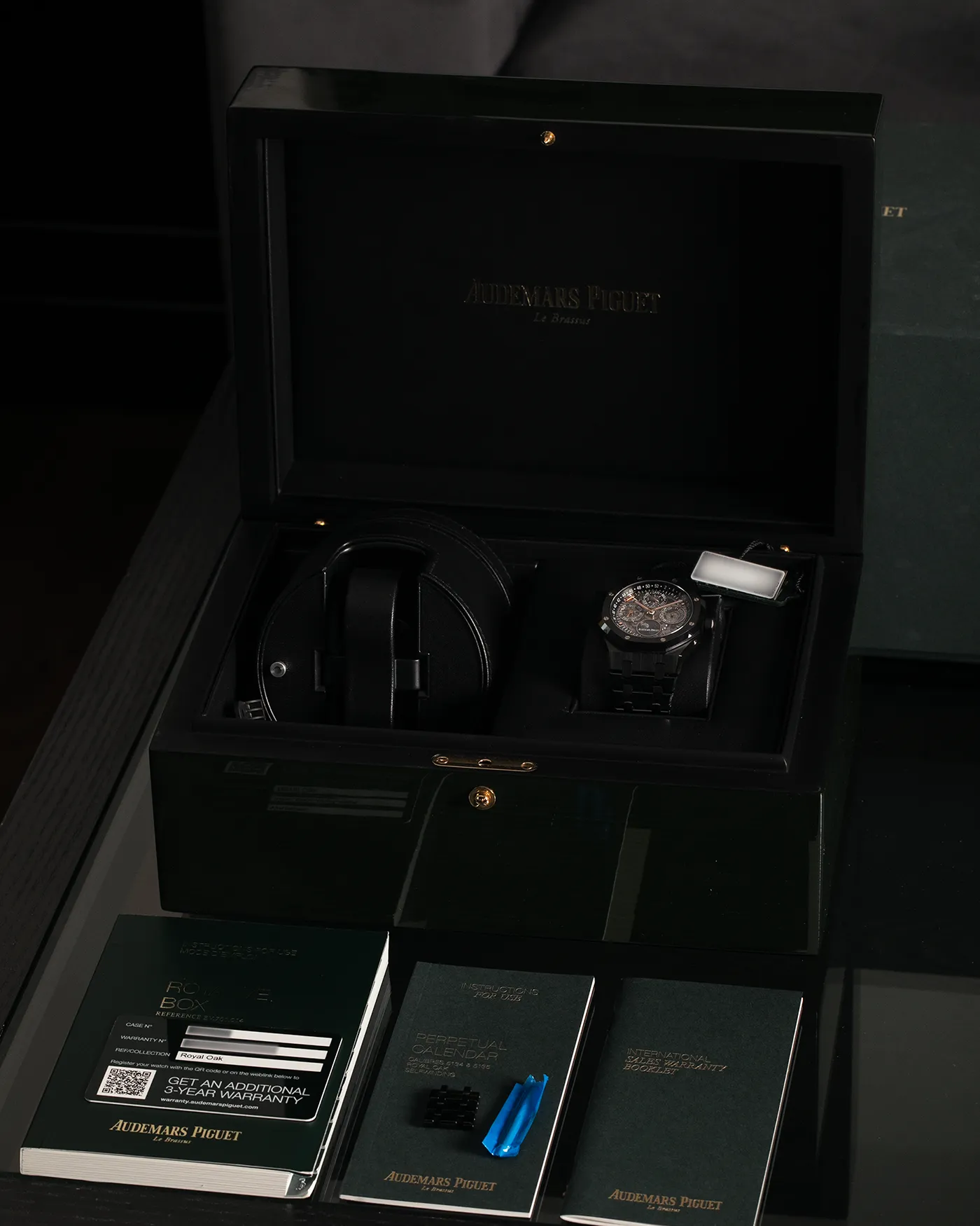 Audemars Piguet Royal Oak Perpetual Calendar Openworked Ceramic Ref 26585CE