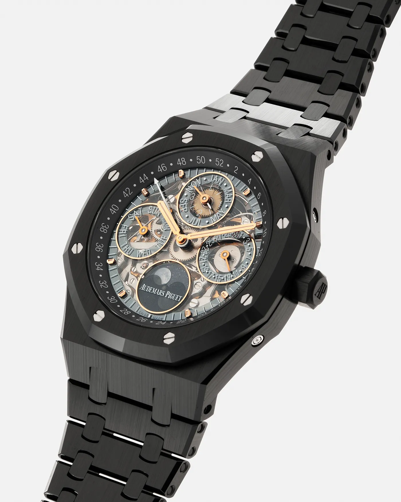 Audemars Piguet Royal Oak Perpetual Calendar Openworked Ceramic Ref 26585CE