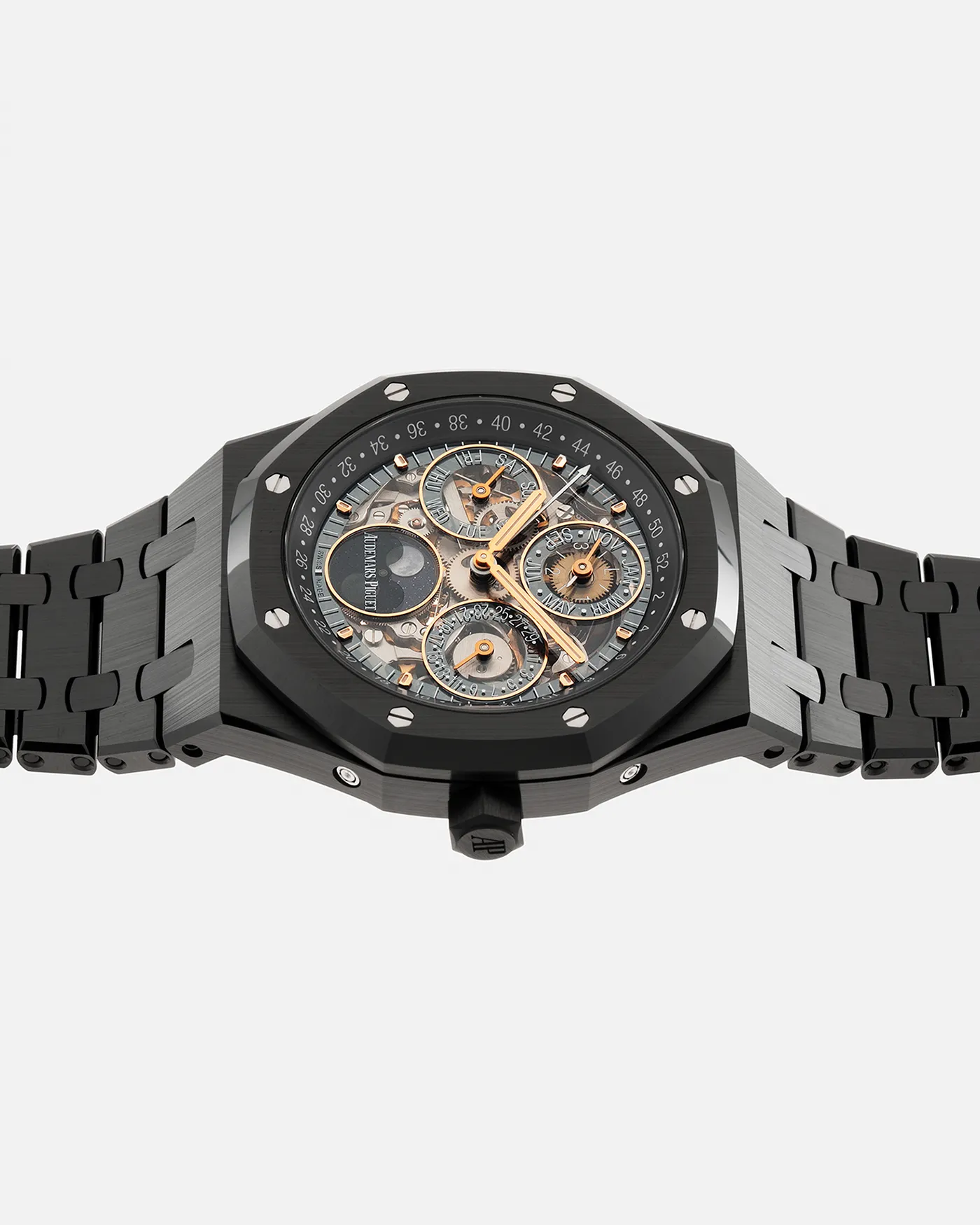Audemars Piguet Royal Oak Perpetual Calendar Openworked Ceramic Ref 26585CE