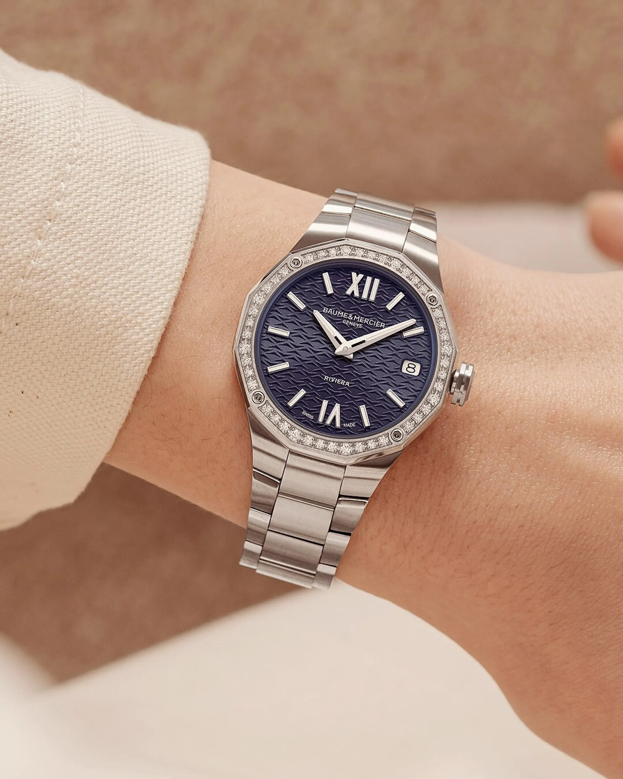 Baume & Mercier Riviera Diamond Bezel M0A10765