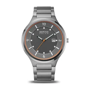 Bering Gents Slim Grey Solar Watch