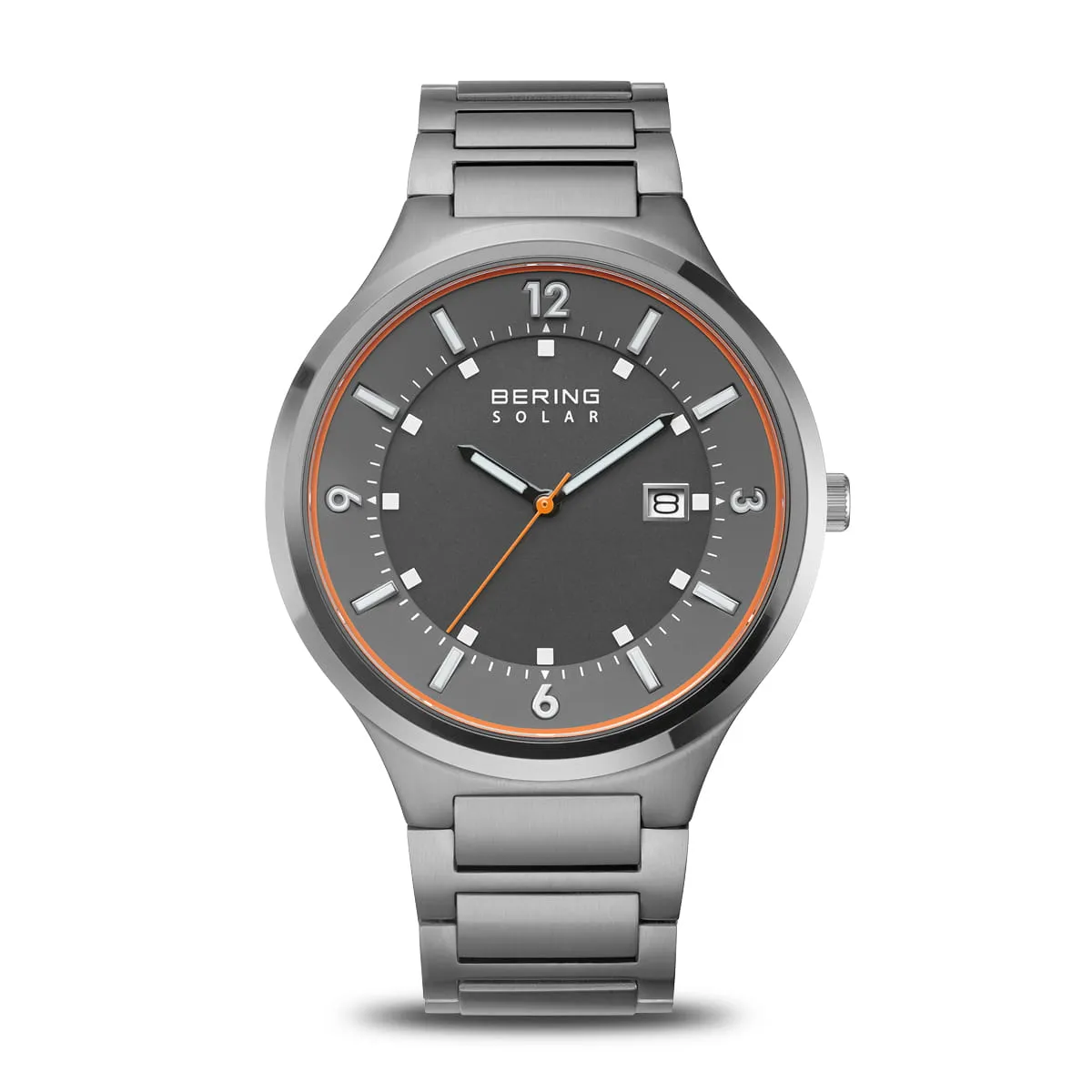 Bering Gents Slim Grey Solar Watch