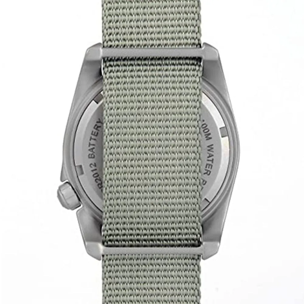 Bertucci Mens Green Band Black Dial Quartz Analog Watch - 12723