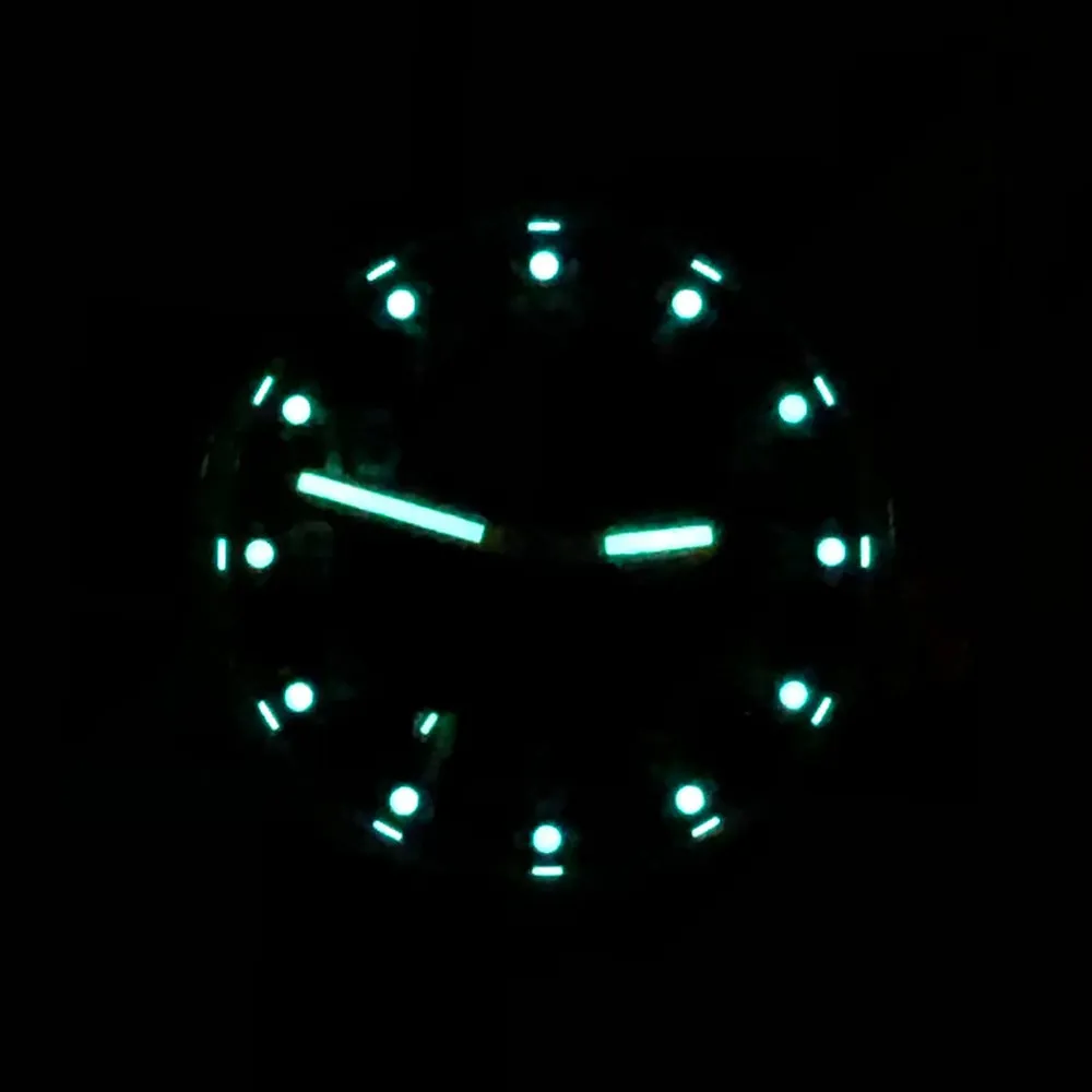 Bertucci Mens Green Band Black Dial Quartz Analog Watch - 12723