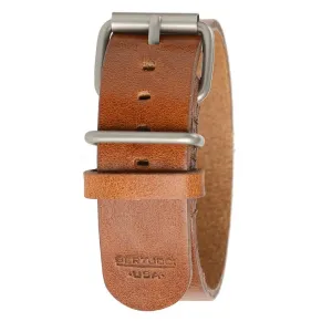 Bertucci Mens Tan D-Type Heritage Scotch Veg. Calf Leather 22mm Watch Band - B-188H