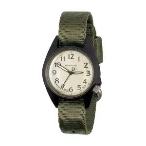 Bertucci Women's Sand Dial Field Drab Comfort-Webb™ Band Nylon Quartz Watch - 18501