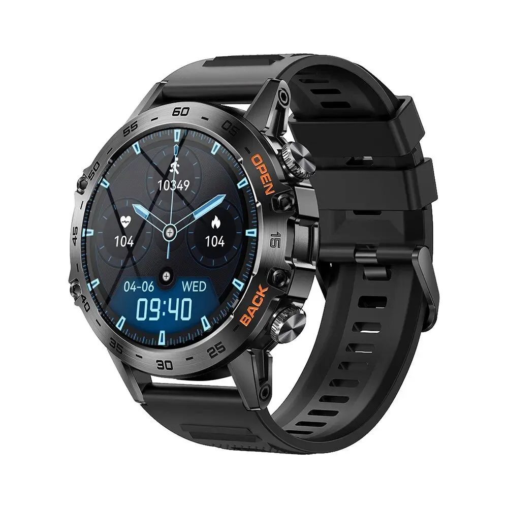 Bluetooth Call 1.39" Smart Watch Men's Sports Fitness Tracker Watches Stainless Steel or Rubber Band Waterproof Smartwatch for Android IOS
