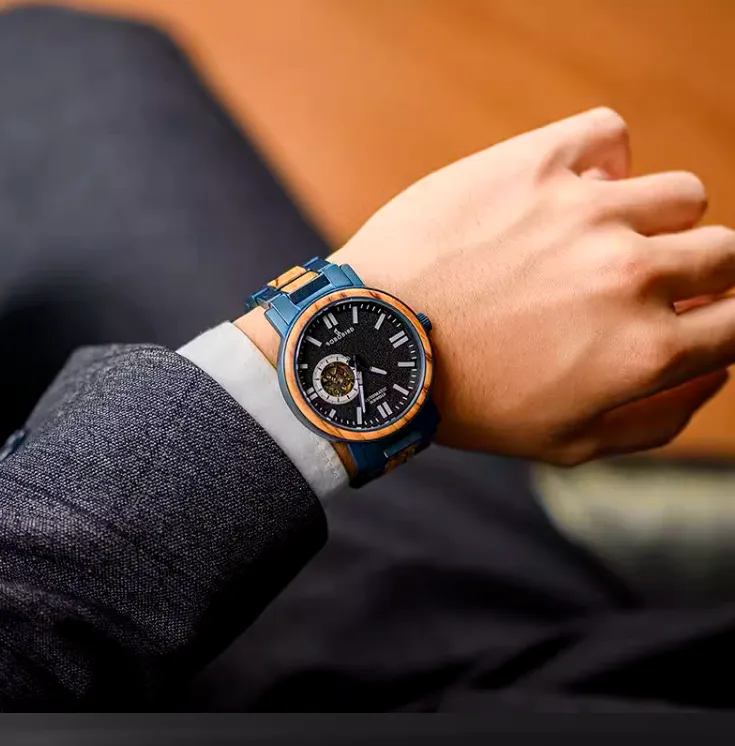 BOBO BIRD LUXURY DESIGN UPSCALE BUSINESS MECHANICAL WATCH