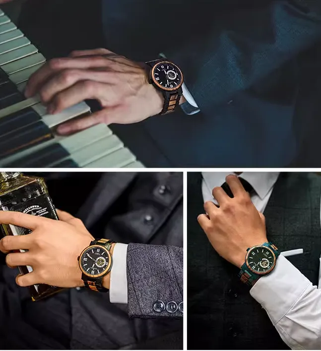 BOBO BIRD LUXURY DESIGN UPSCALE BUSINESS MECHANICAL WATCH