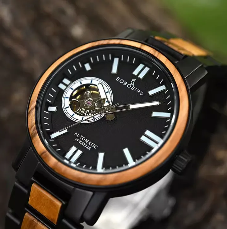BOBO BIRD LUXURY DESIGN UPSCALE BUSINESS MECHANICAL WATCH
