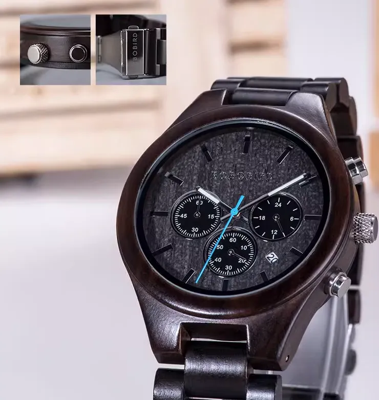 BOBO BIRD WUMXOZ SANDALWOOD WATCH