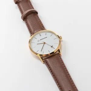 Boeing Women's Gold Rotating Airplane Watch