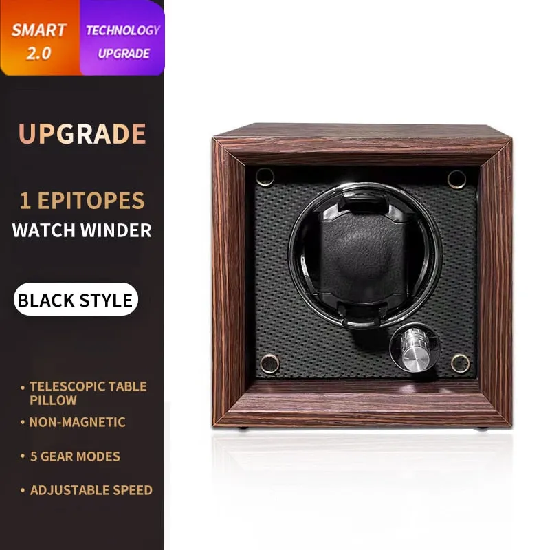 BOLAI Brand Luxury Wood Watch Winder High-End 2 4 Slot Automatic Watches Box with Mabuchi Motor Watch Cabinet Clock Storage Box