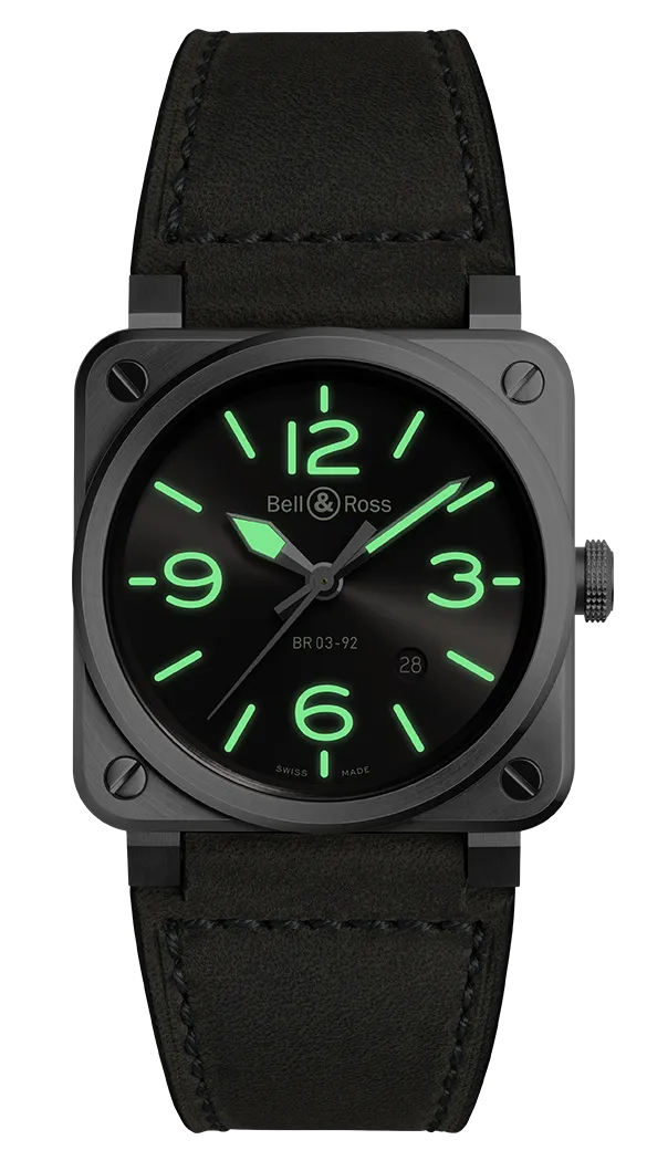 BR Watch BR 3 92 Grey Lum