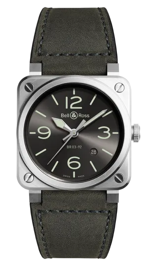 BR Watch BR 3 92 Grey Lum
