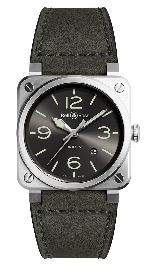 BR Watch BR 3 92 Grey Lum