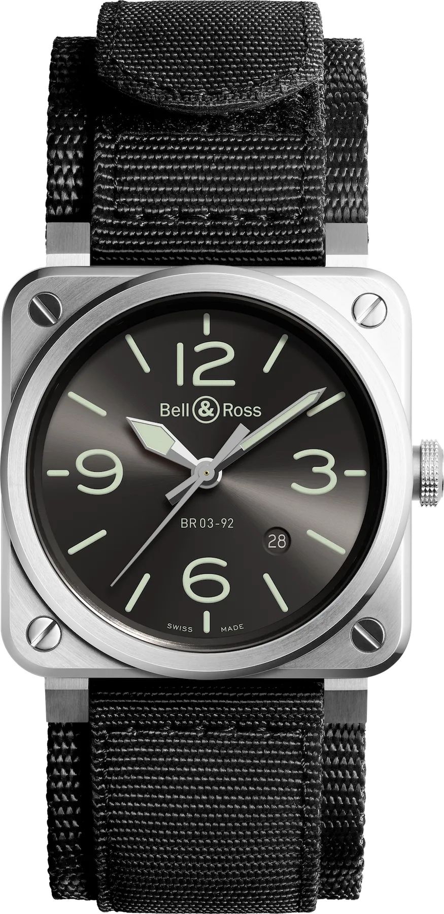 BR Watch BR 3 92 Grey Lum