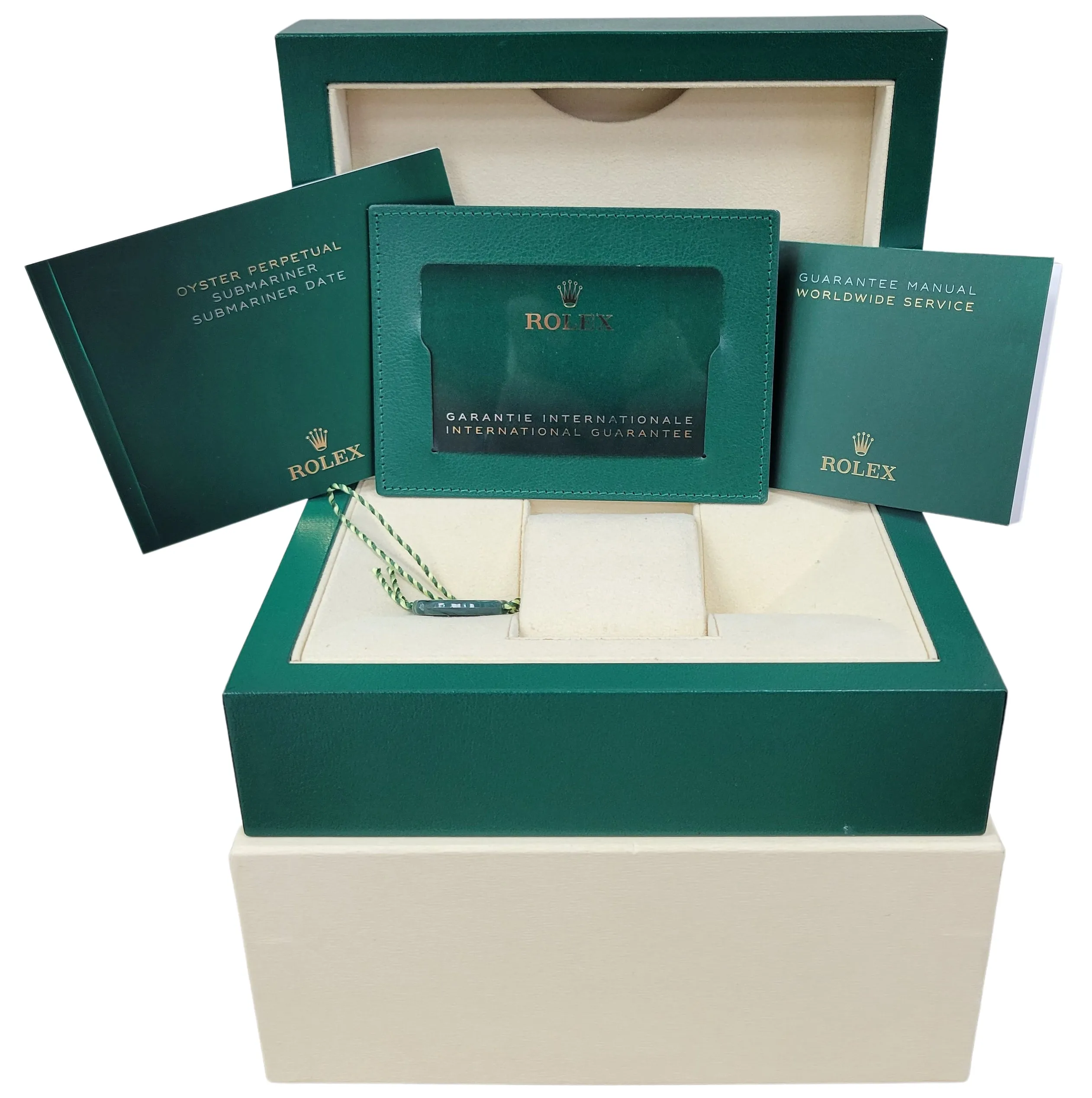 BRAND NEW 2022 Rolex Submariner No-Date Black Ceramic 124060 LN 41mm Watch CARD