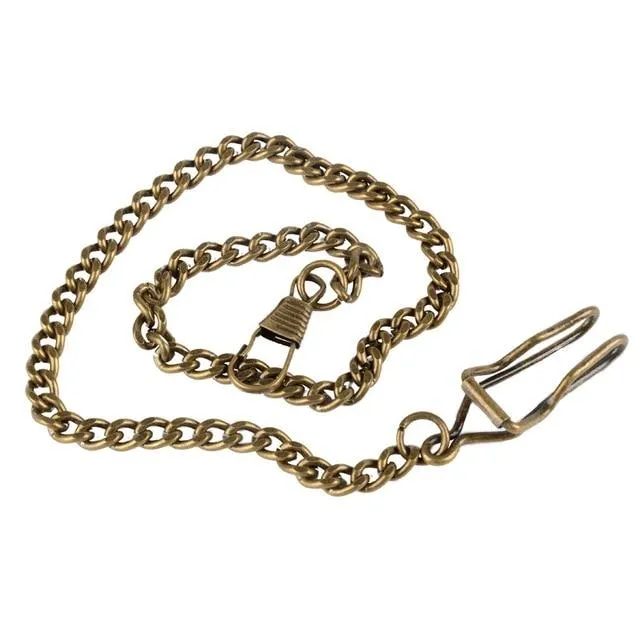 Bronze Cut Out Quartz Pocket Watch