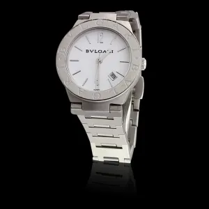 Bulgari Stainless Steel Ladies Quartz Watch