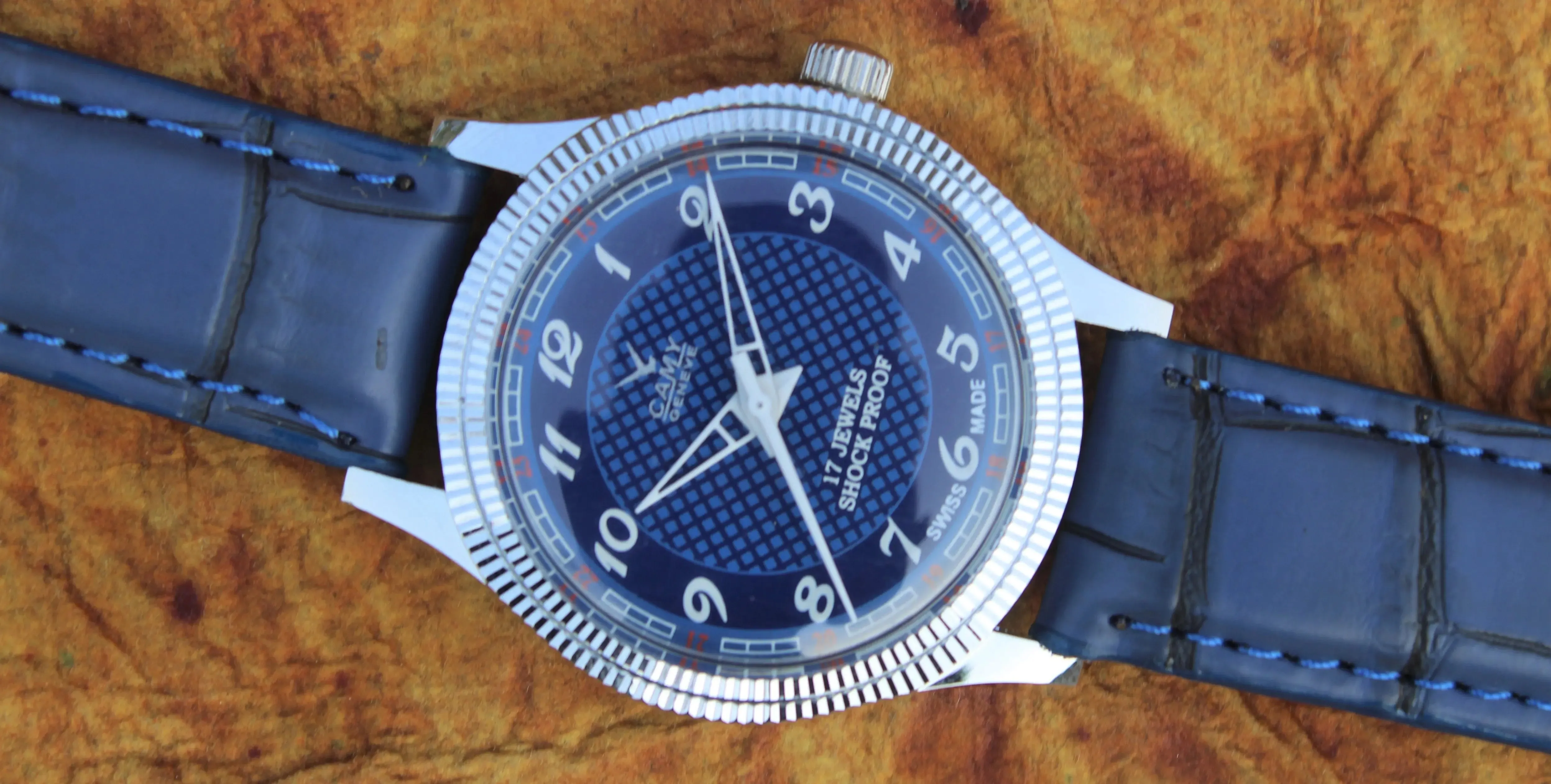 Camy Geneva 17 Jewels ST96 Vintage Mechanical Hand Wind Swiss Made Wristwatch
