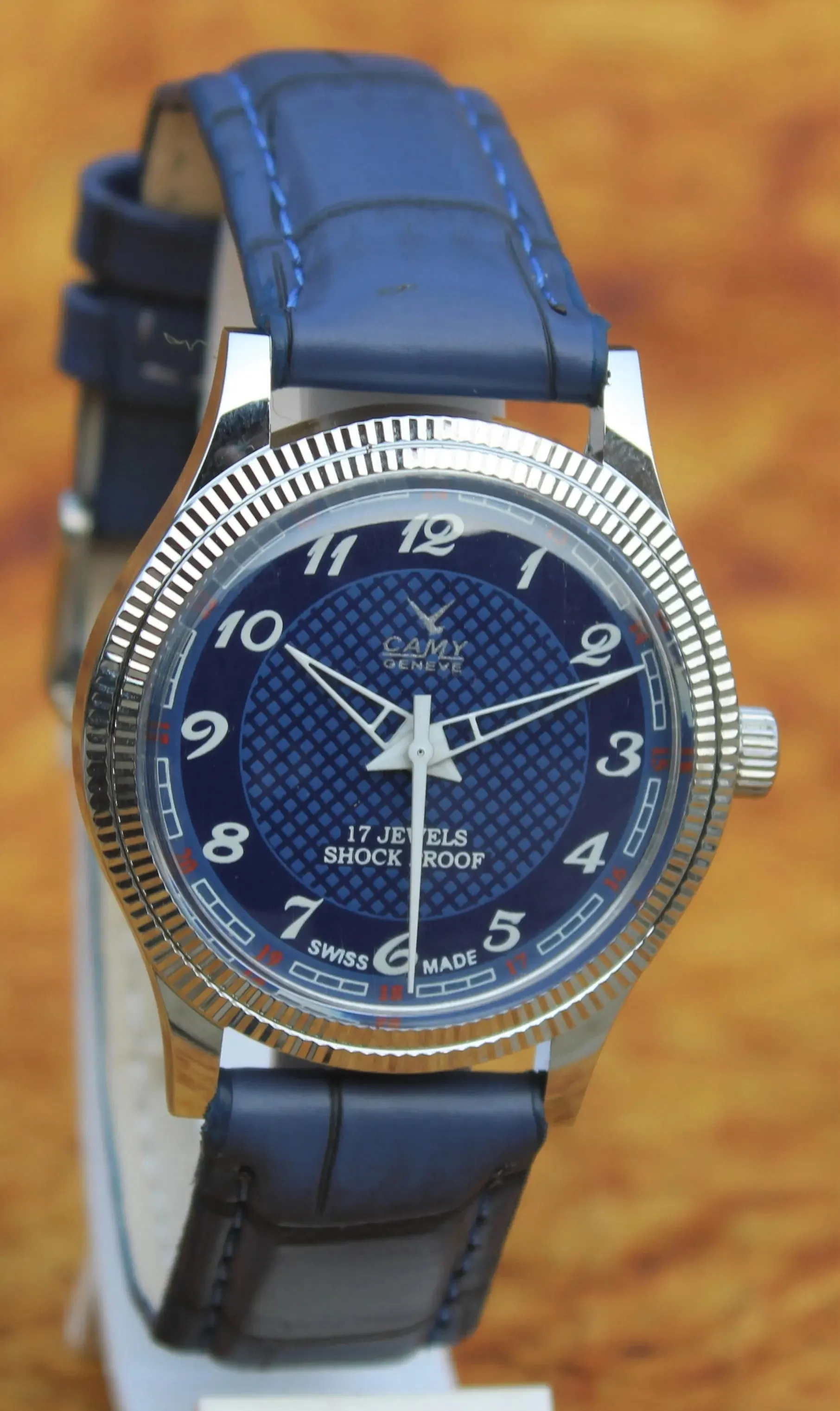 Camy Geneva 17 Jewels ST96 Vintage Mechanical Hand Wind Swiss Made Wristwatch