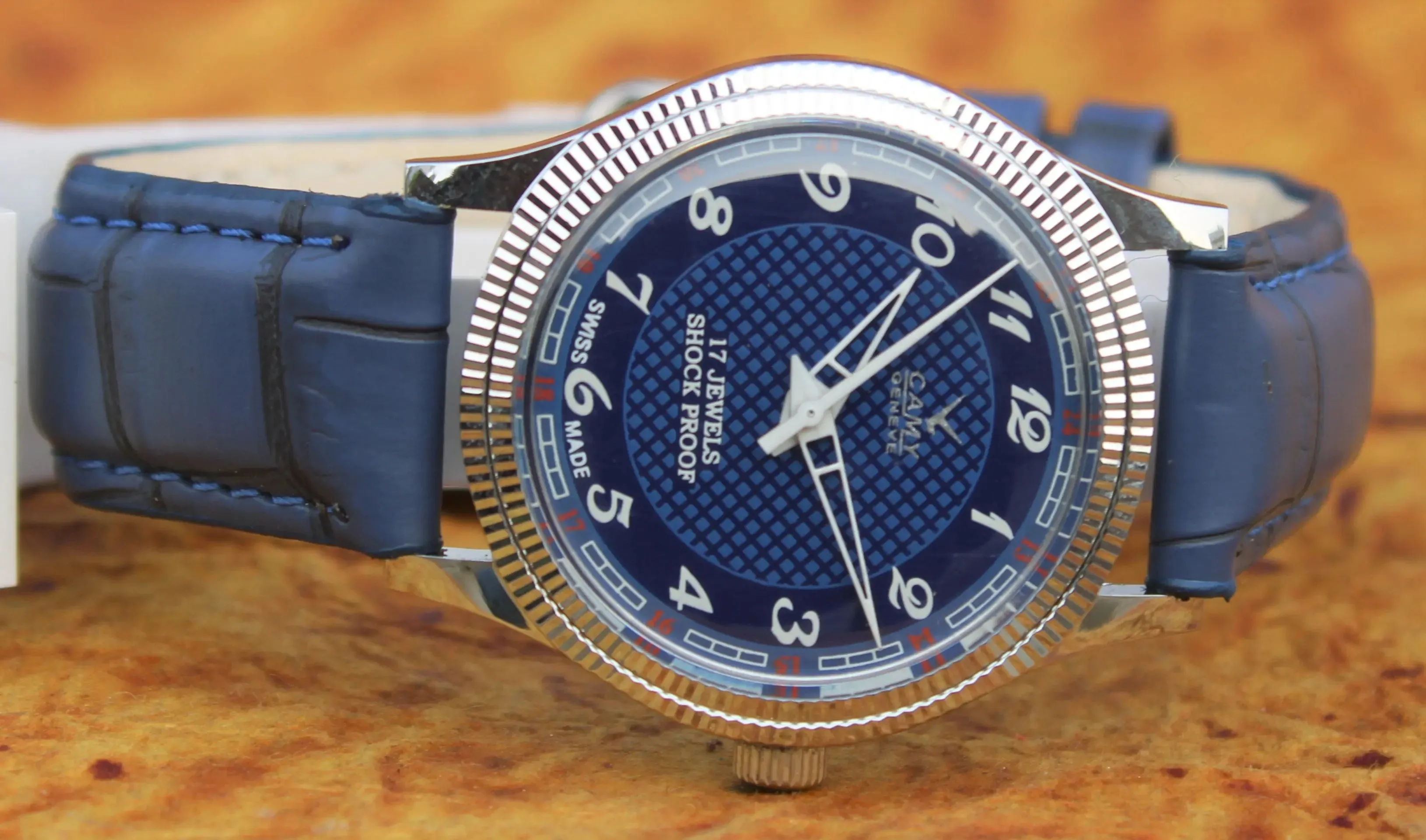 Camy Geneva 17 Jewels ST96 Vintage Mechanical Hand Wind Swiss Made Wristwatch