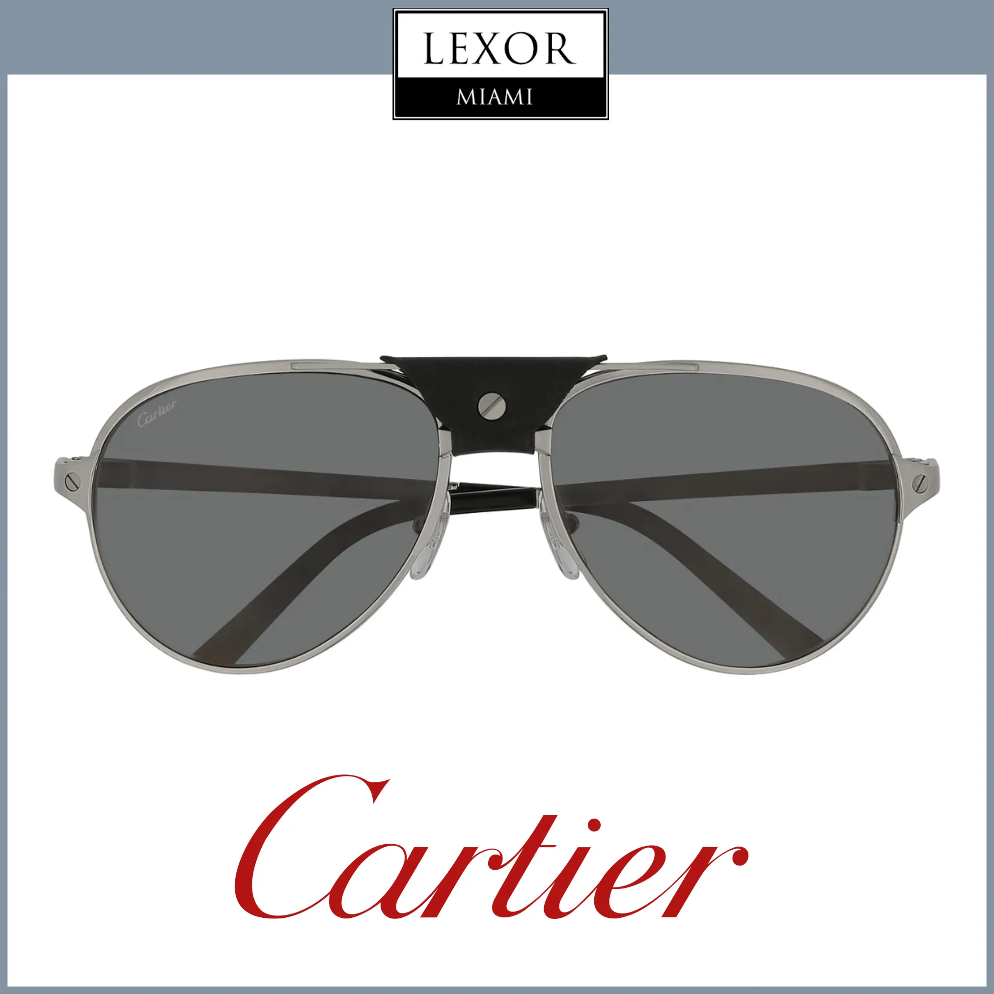 Cartier CT0034S-005 61 MAN METAL  Sunglass Unisex
