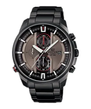 Casio Edifice EFR-533BK-8A Super ILLUMINATOR Black Stainless Steel Watch