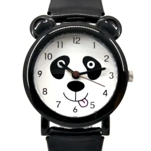 Children's Fun Cartoon Panda Animal Theme Waterproof Quartz Watches