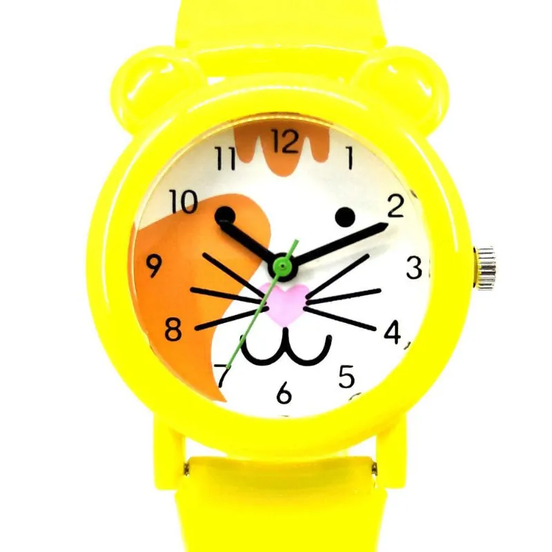 Children's Fun Cartoon Panda Animal Theme Waterproof Quartz Watches