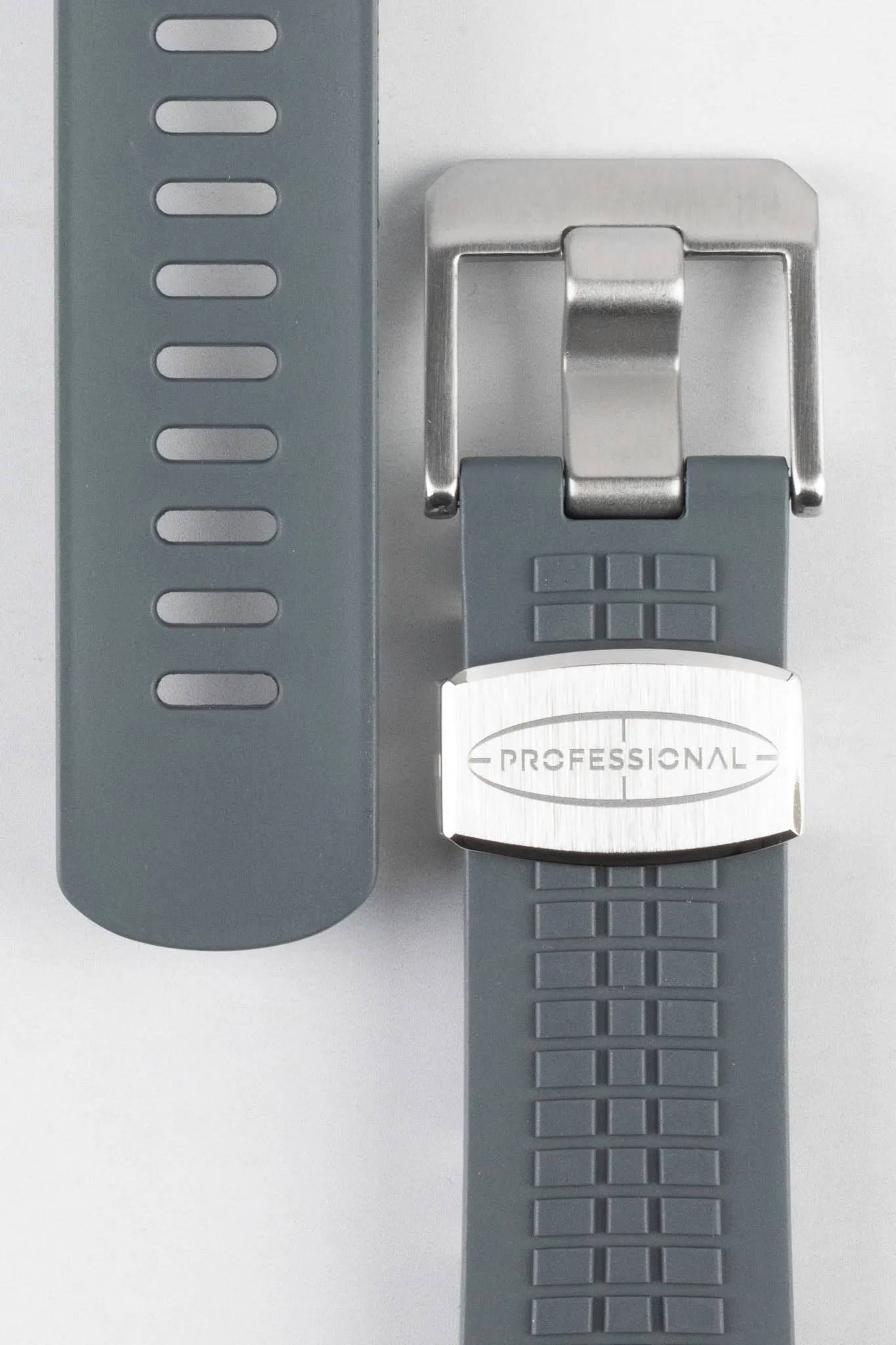 CRAFTER BLUE CB12 'Aquanaut' Rubber Watch Strap for Seiko Turtle – GREY