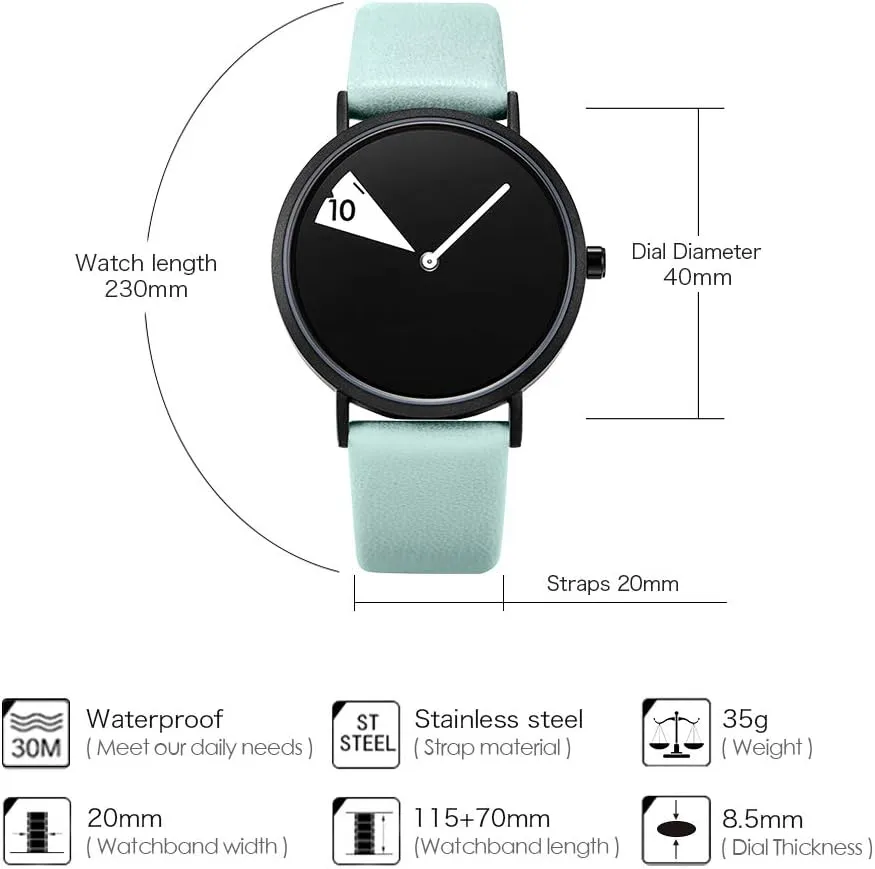 Creative Watch Ultra-Thin Strap Casual Fashion Quartz Minimalist Watch