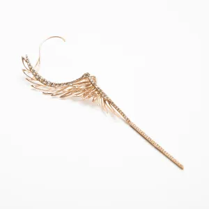 CRISTINA ORTIZ | BROWN DIAMOND WINGED EARRINGS