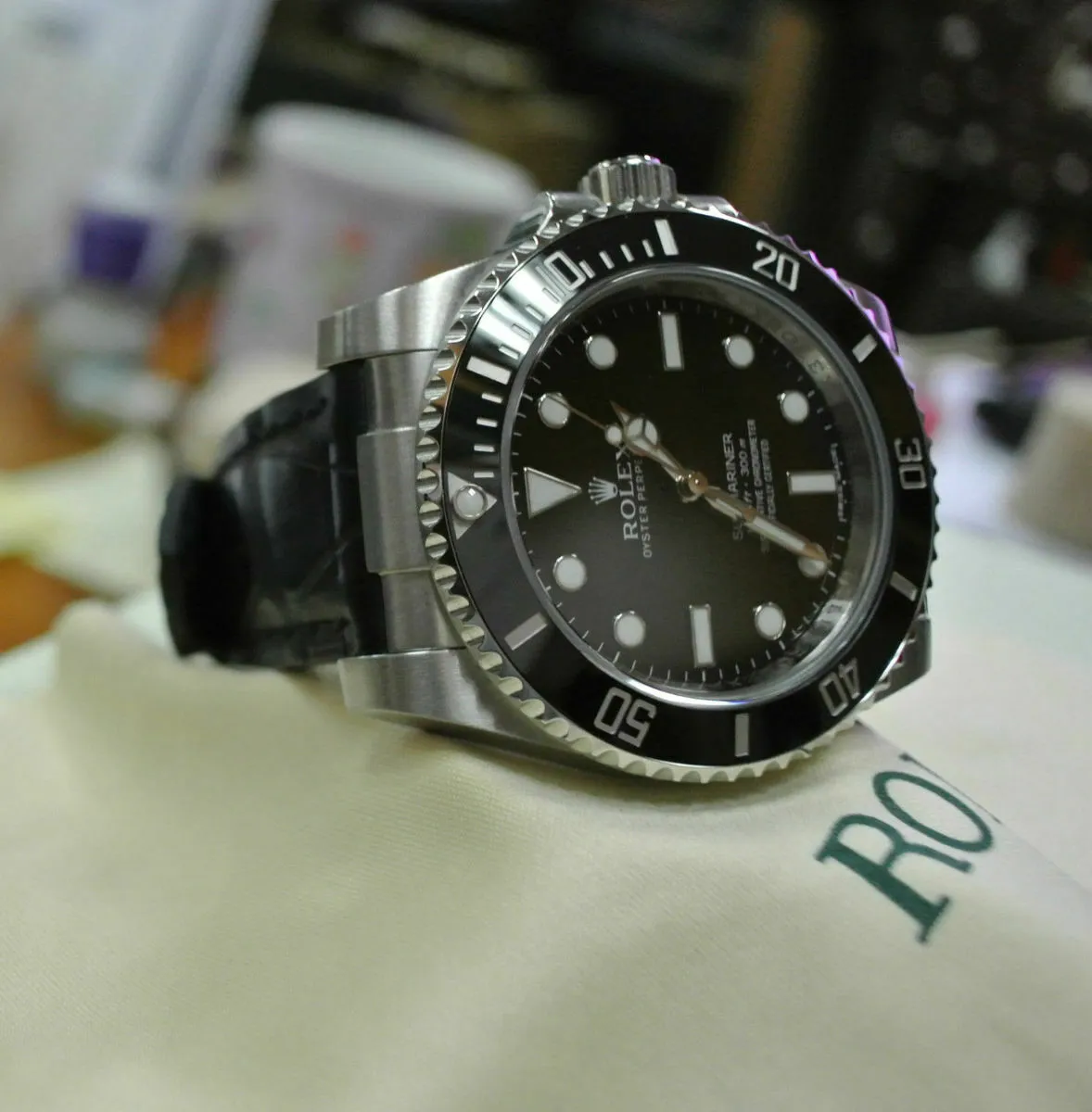 CUSTOM STRAP END LINK FOR ROLEX SPORTS SUBMARINER 116510 116710 116100 TWO TONE