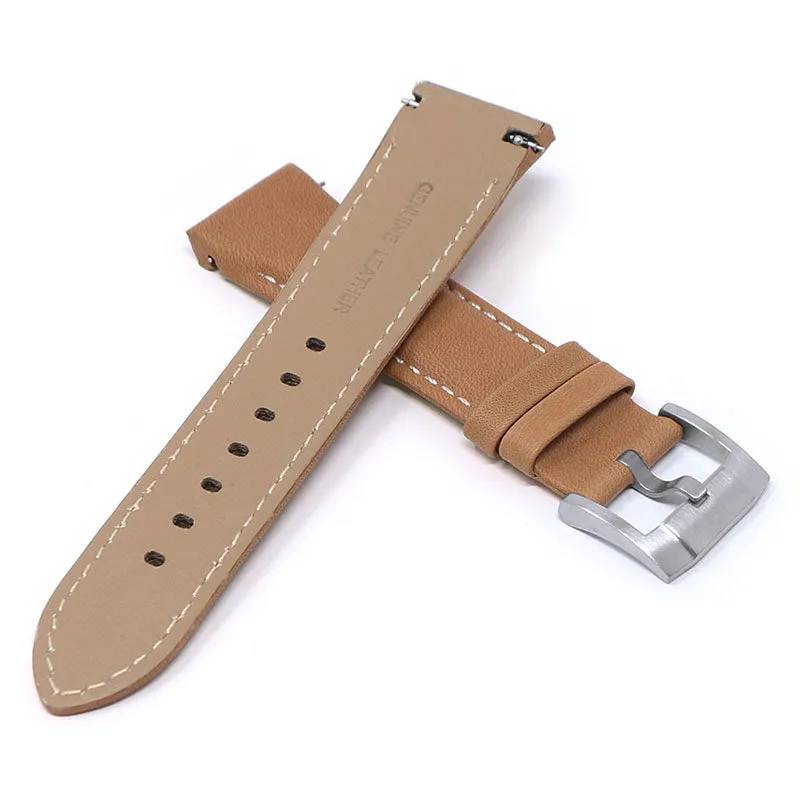 DASSARI Fitted Classic Leather Band for Seiko Turtle