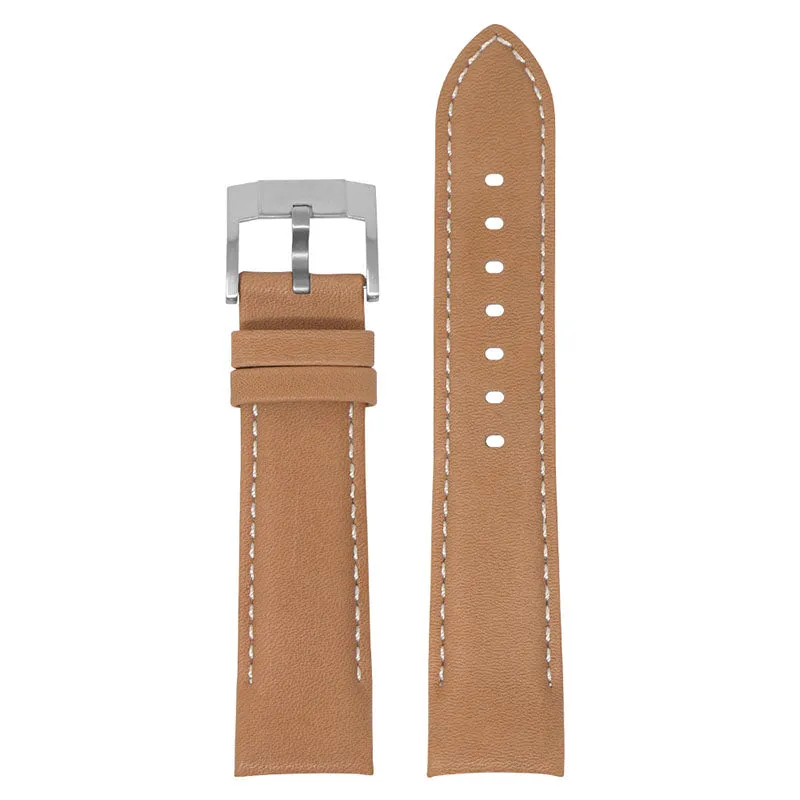 DASSARI Fitted Classic Leather Band for Seiko Turtle