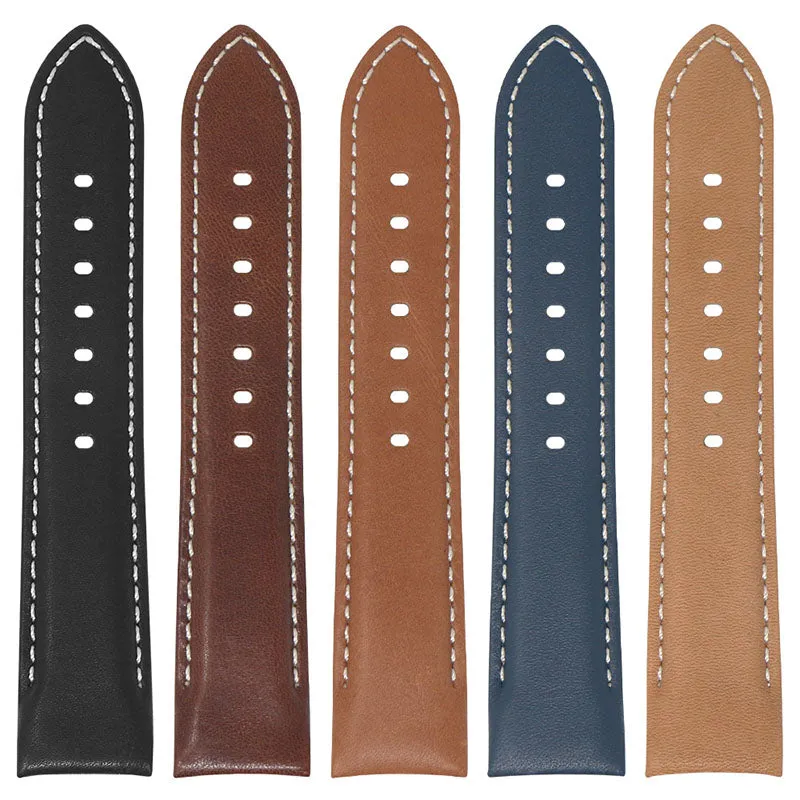 DASSARI Fitted Classic Leather Band for Seiko Turtle