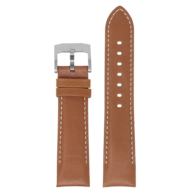 DASSARI Fitted Classic Leather Band for Seiko Turtle