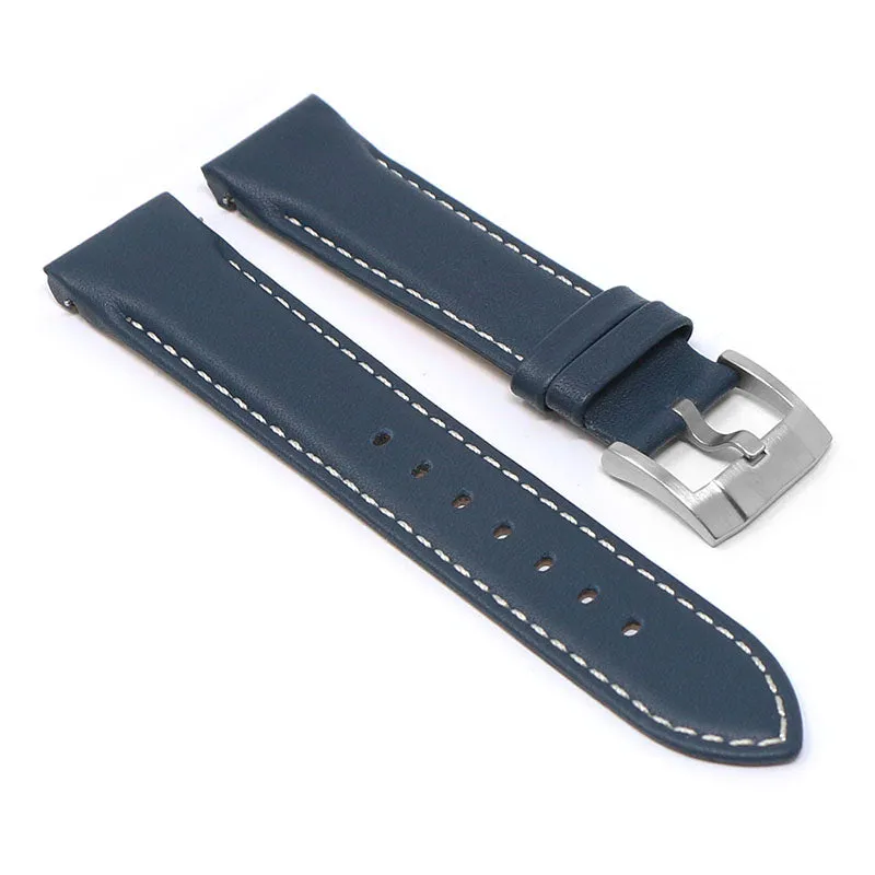 DASSARI Fitted Classic Leather Band for Seiko Turtle
